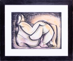 1953, Arthur Cyril Hilton 'Dawn Figure', British, abstract drawing