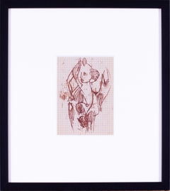 Robert Colquhoun & Robert Macbryde sketch from Siena, Italy, 1949, British