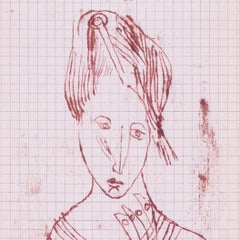 Robert Colquhoun & Robert Macbryde sketch from Siena, Italy, 1949, British