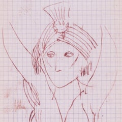 Robert Colquhoun & Robert Macbryde sketch from Siena, Italy, 1949, British