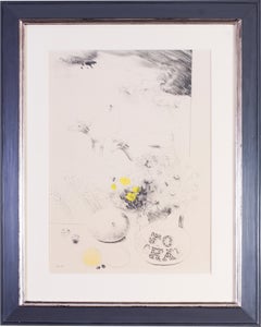 Stillleben-Zeichnungen und Aquarelle Bleistifttechnik