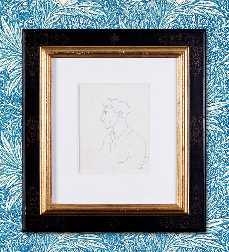 Early Jean Cocteau, Self Portrait, ink drawing, 1922 For Sale 2