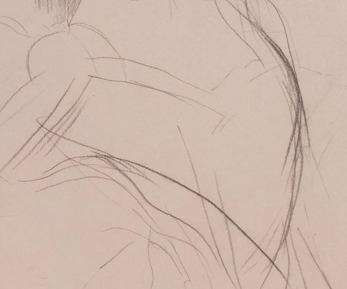 Giovanni Boldini dessin d'une dame, Italie 19e siècle en vente 3