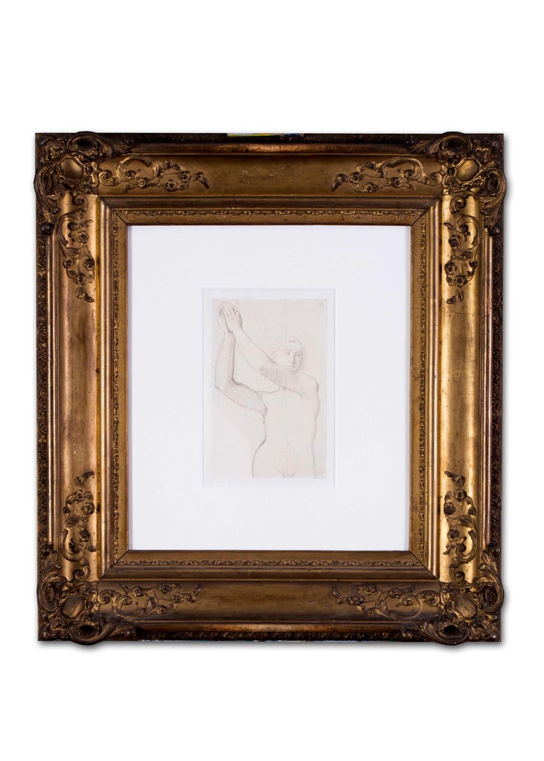 Ingres, 'Study for the Archangel Raphael of Saint-Ferdinand Chapel', Paris For Sale 6