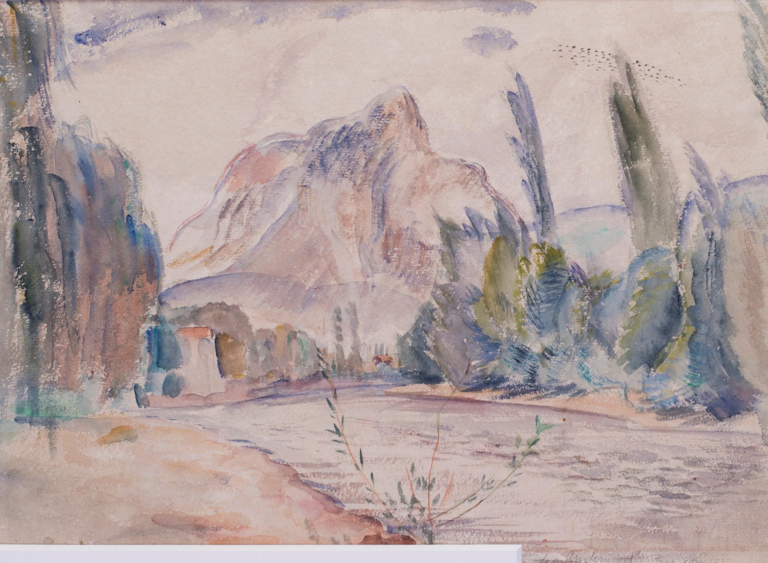 Leon Underwood, British 20th Century summer landscape For Sale 1