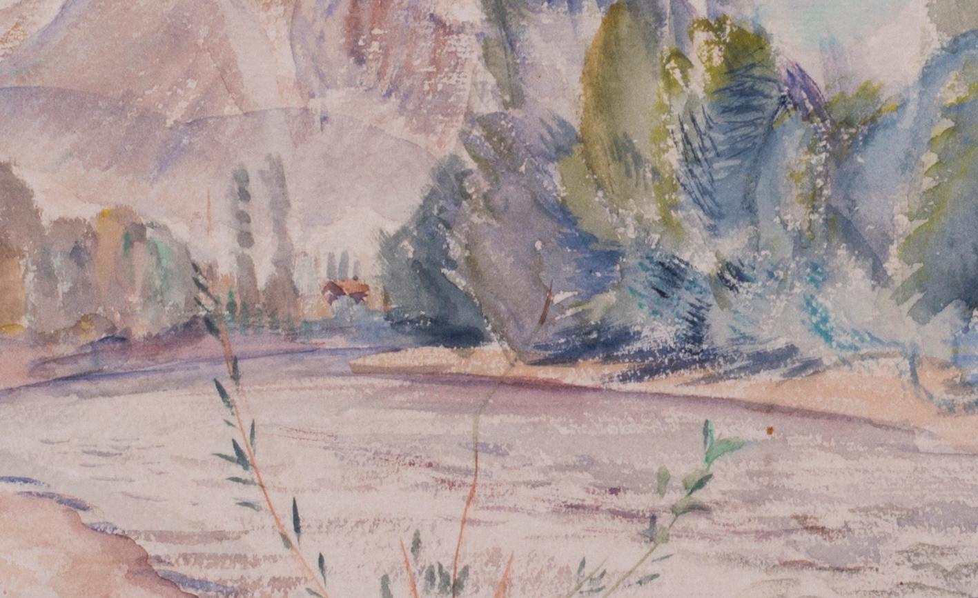 Leon Underwood, British 20th Century summer landscape For Sale 5