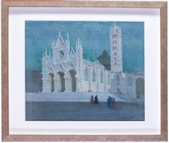 Siena and Florence, Italy by 20th Century British artist Allcott