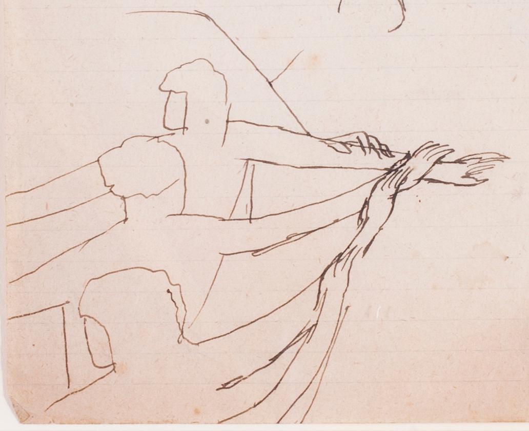 Stanley Spencer, original British drawing, Studies of Arms,  2