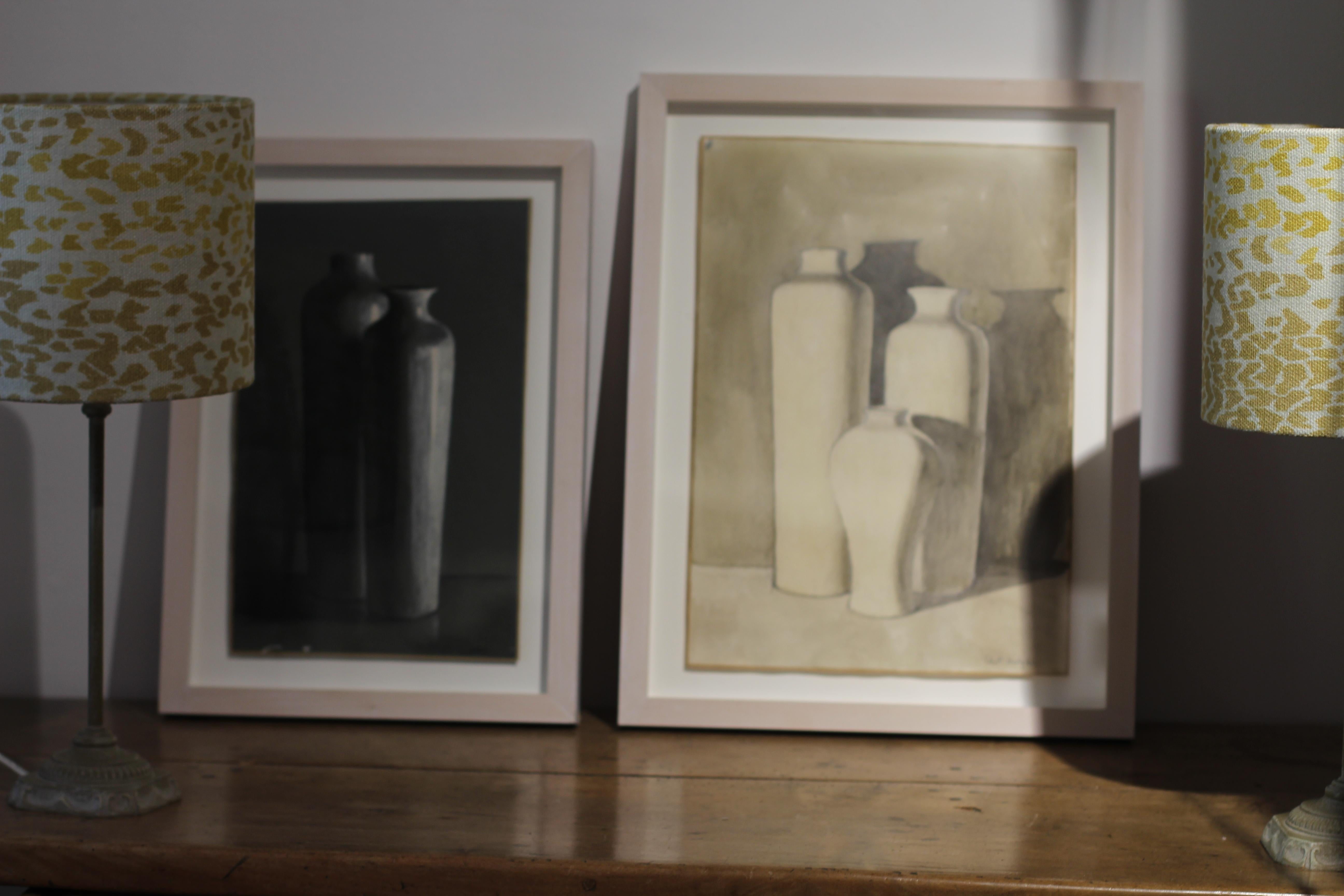 Eliot Hodgkin, British 20th Century watercolour of two vases 4