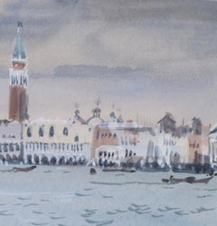 Basino di San Marco, Venedig, Aquarell des britischen Künstlers John Doyle