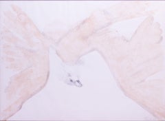 Dame Elizabeth Frink, large British watercolour and pencil drawing of an Osprey