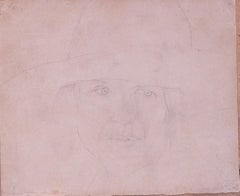 Sir Stanley Spencer 'Retrato de Hilda, esposa de Stanley', 1924, dibujo