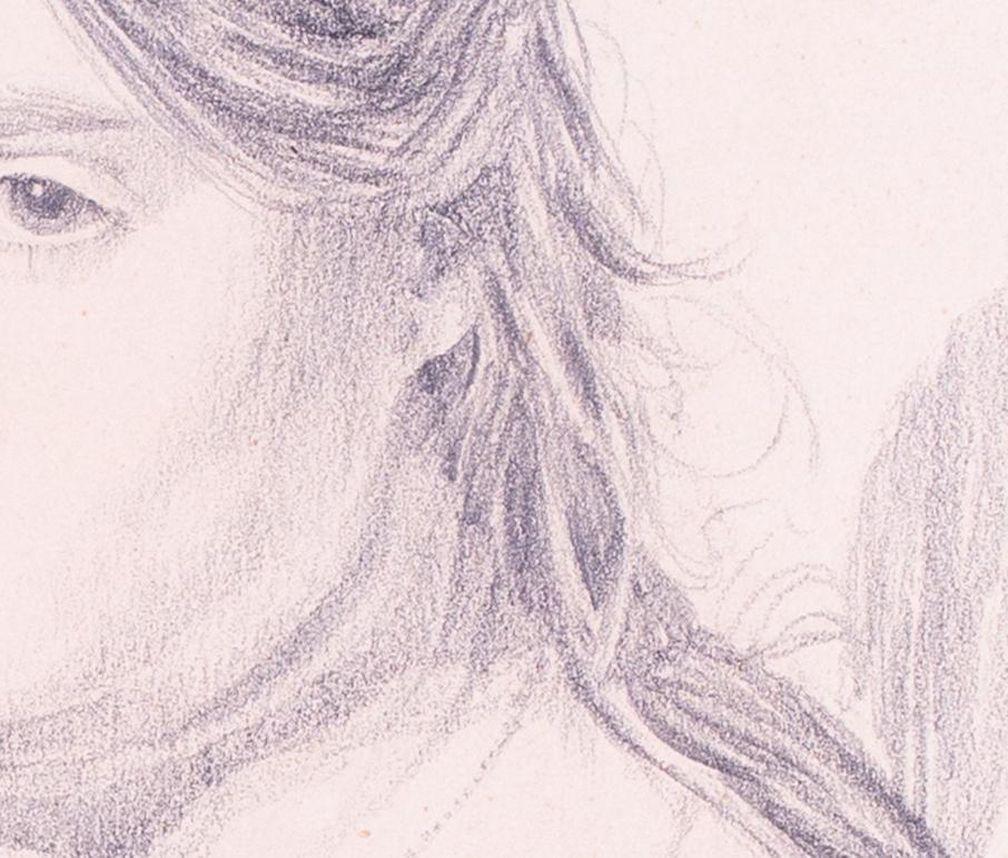 William Robert Hayes (Regno Unito, 1886 - 1964)
Ritratto di una ragazza
Matita su carta
Firmato 