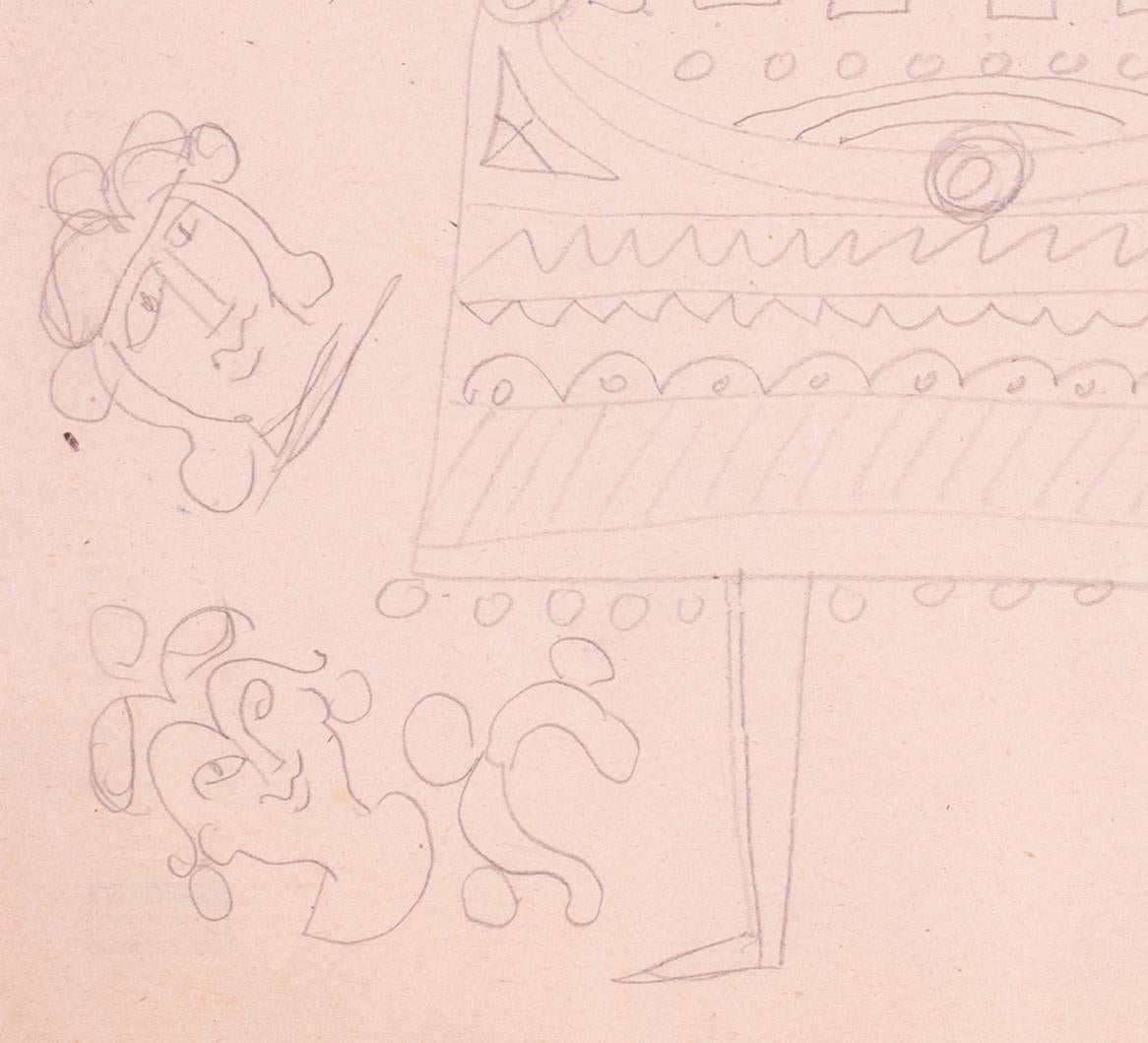 André Derain (français, 1880 - 1954)
Personnage de Théâtre
Crayon sur papier
Signé avec le cachet de l'atelier (en bas à droite)
13.3/4 x 11.1/8 in. (35 x 28,3 cm.)

André Derain (10 juin 1880 - 8 septembre 1954) était un artiste français, peintre,