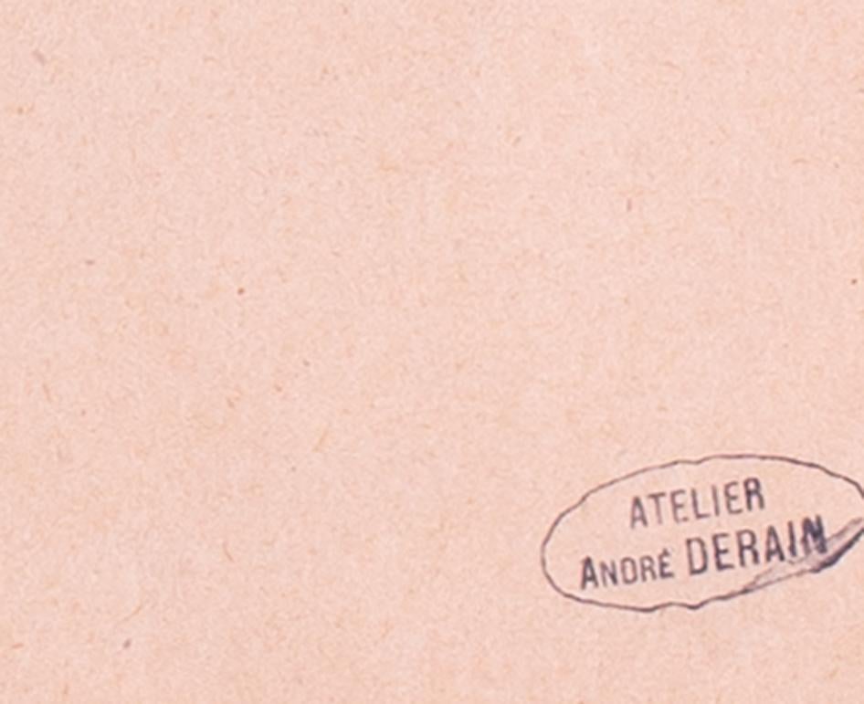 Dessin fauve français du début du 20e siècle d'Andre Derain représentant un saint en vente 1