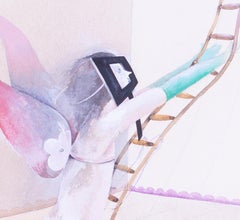 British animator for Yellow Submarine, Richard Dalkin's painting 'Flying School