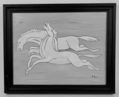  Deco Equestrian  Painting
