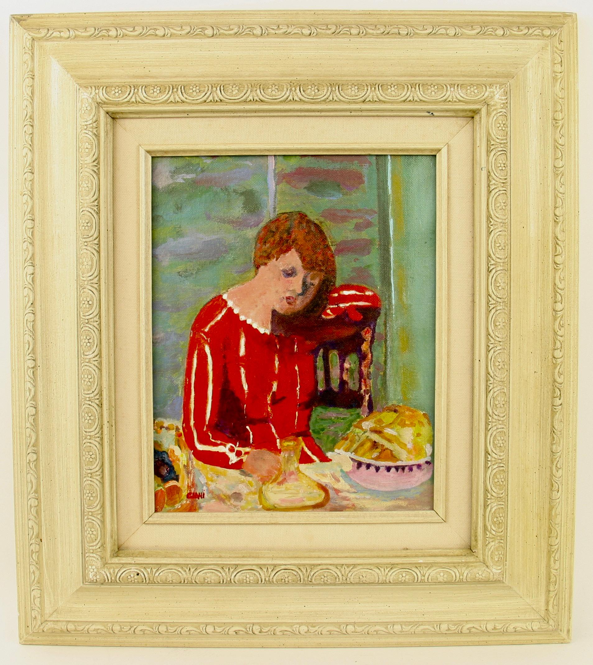 Ciani Portrait Painting - Impressionist Female  Figurative  Painting