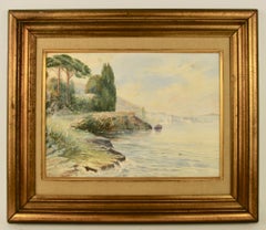 Italian Coast Seascape Panorama Landscape