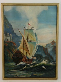 Spanish Galleon Seascape