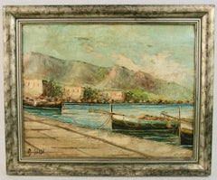 Amalfi Coastal Landscape  Painting