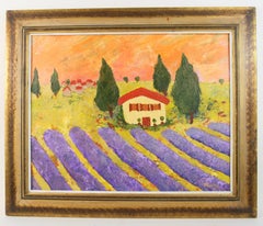 Provence Lavender Field Landscape