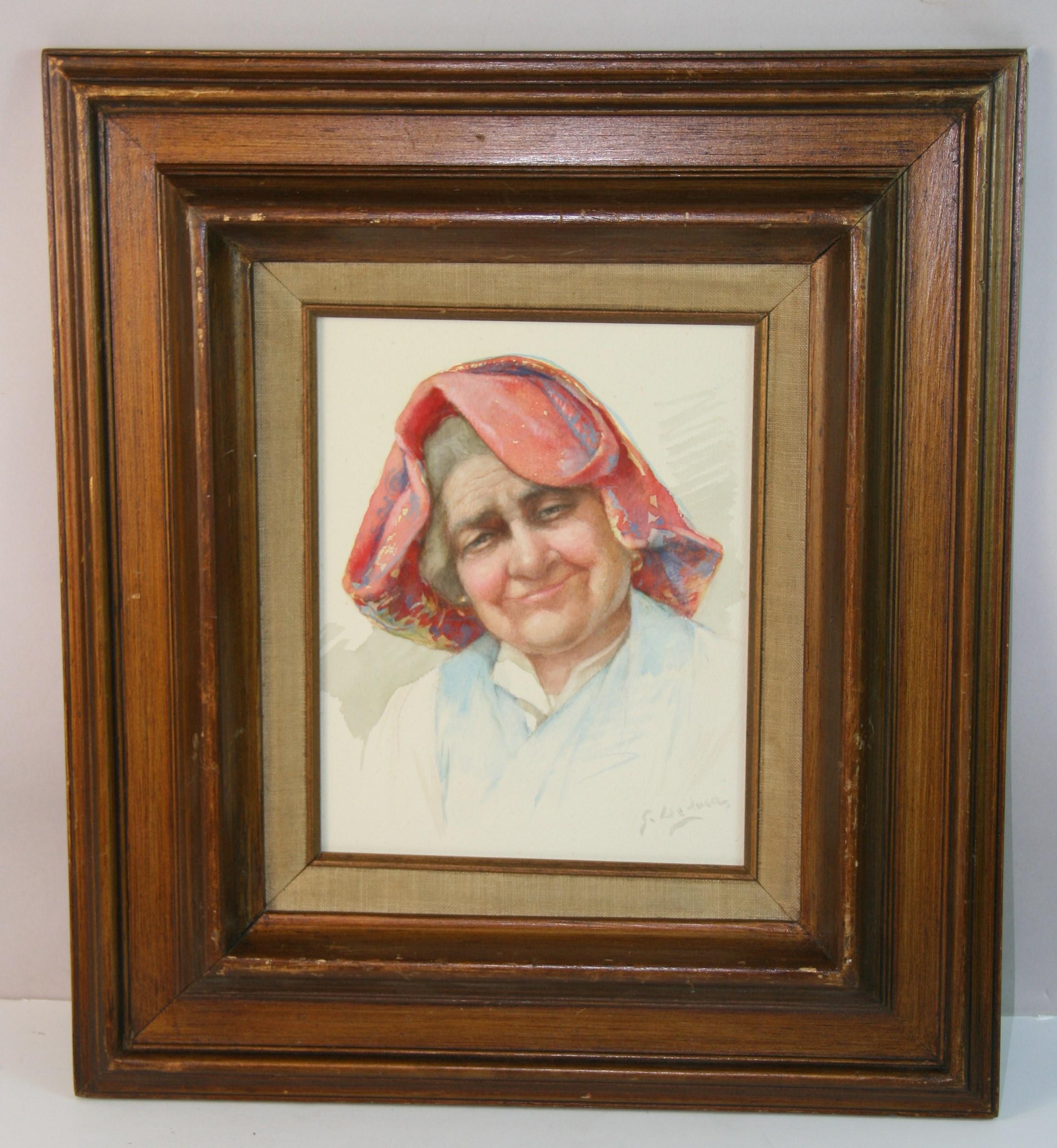 Antico Figurativo  Gouache 