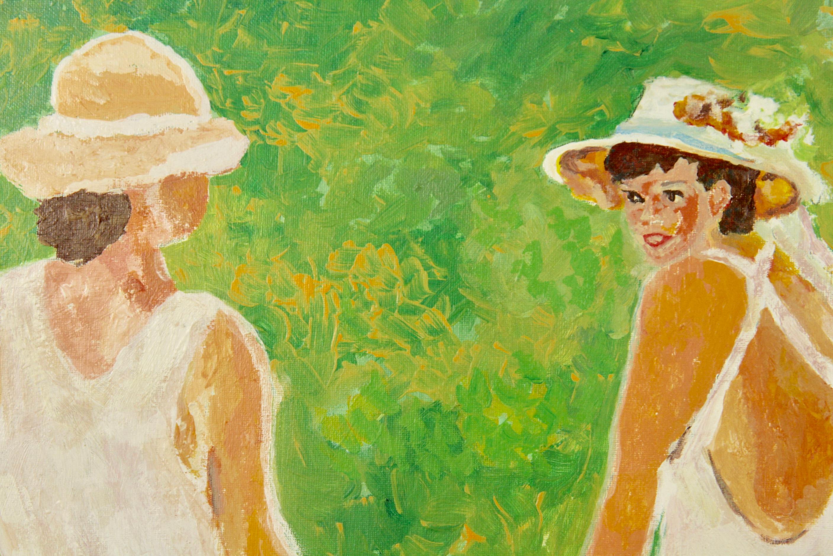  Summer in the Hamptons  Figurative Painting 2