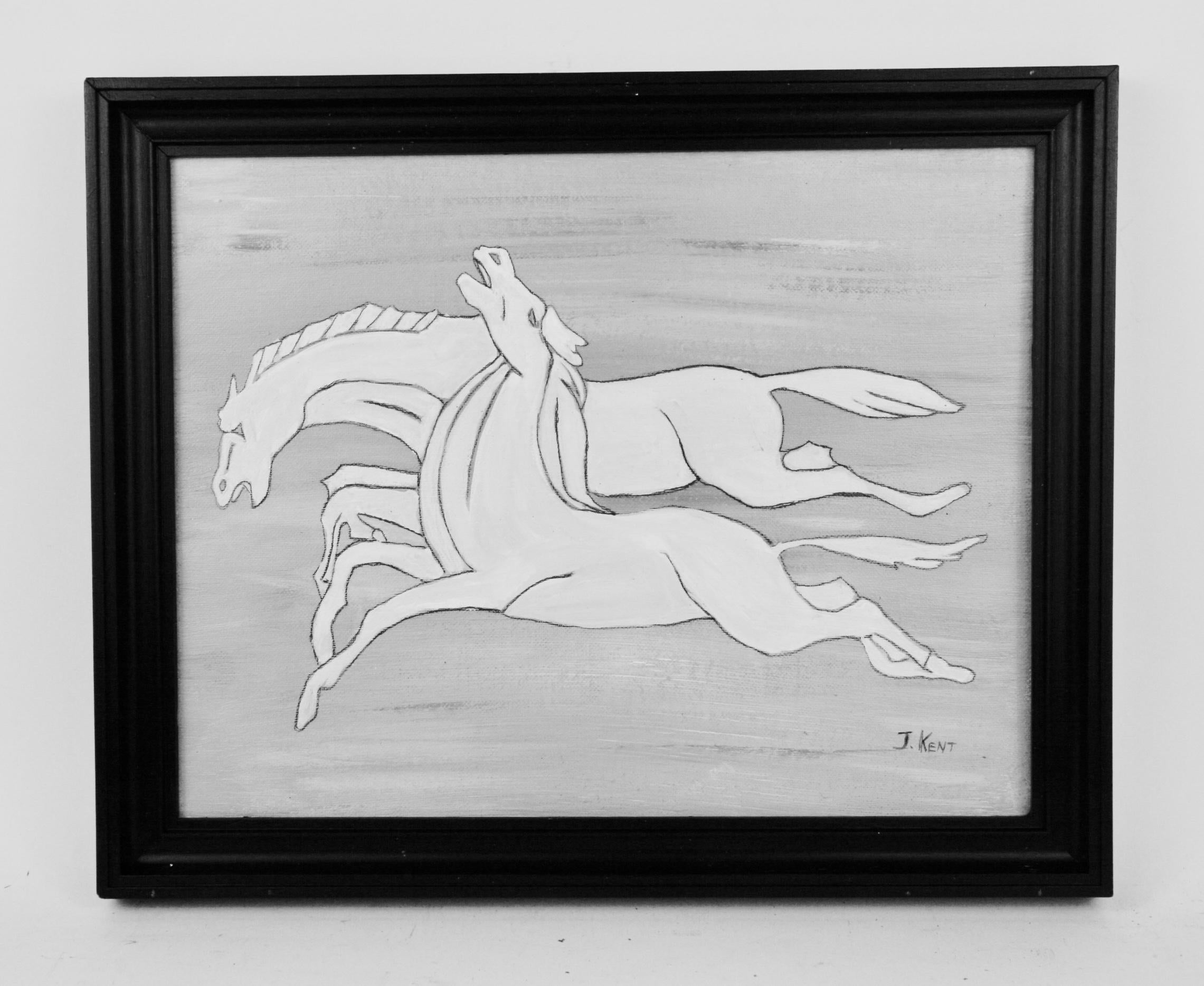  Deco Equestrian  Painting 2