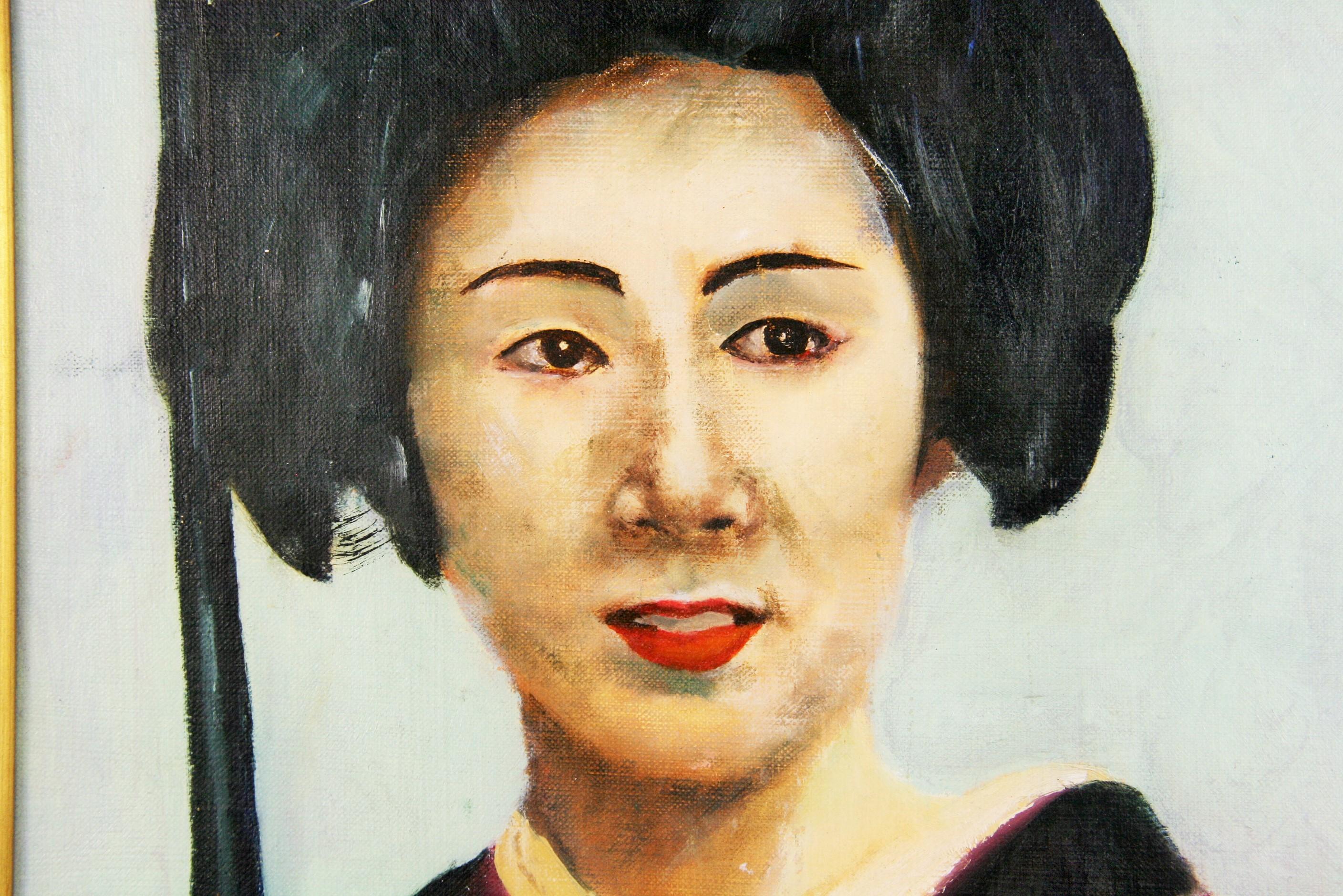 japanese portrait painting