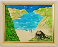 Capri Italy  Hidden Beach Cove Landscape