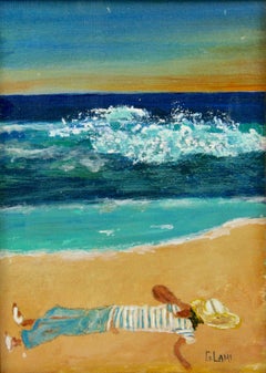  Beach  Siesta Landscape/ Figuratve Painting