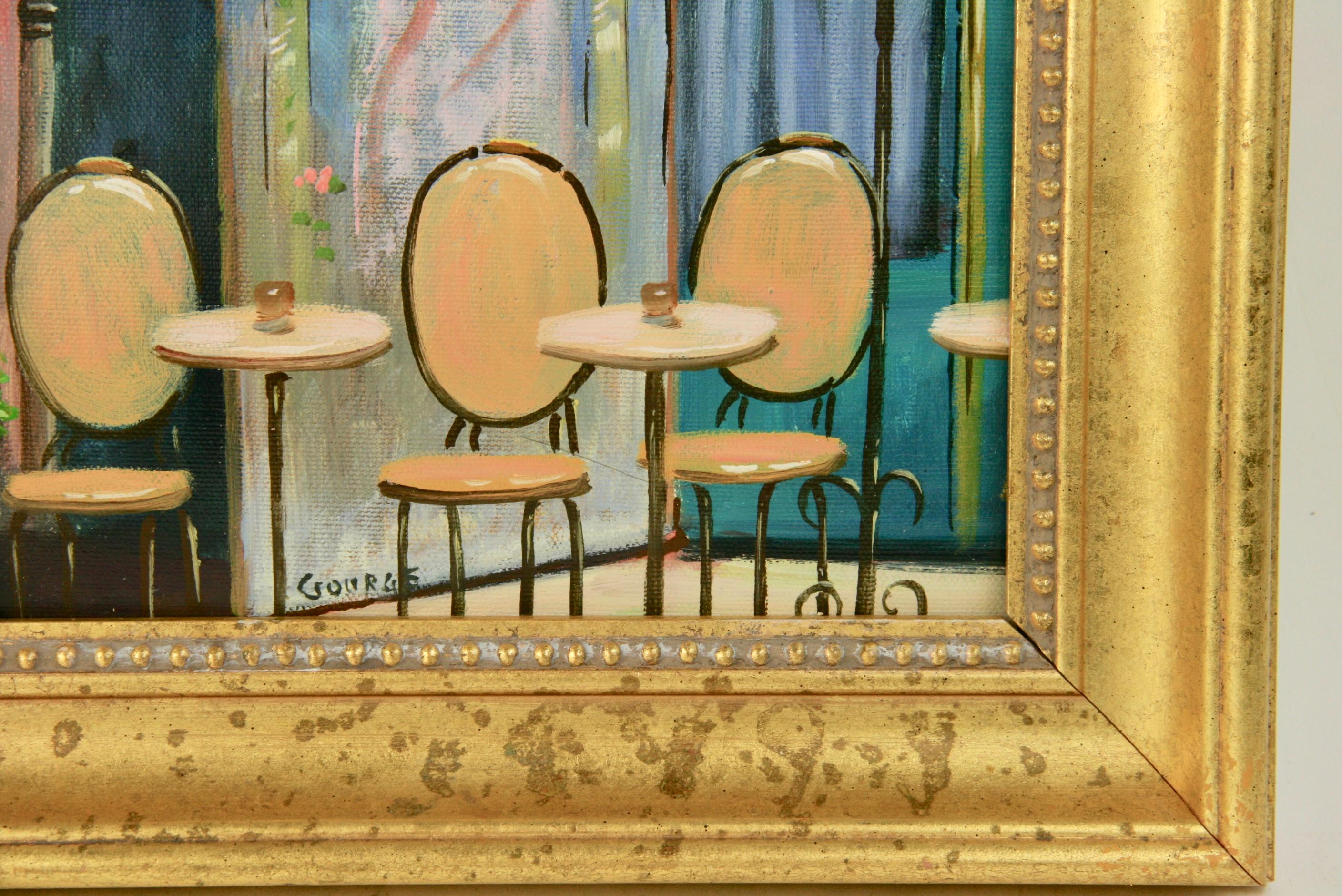 french cafe art