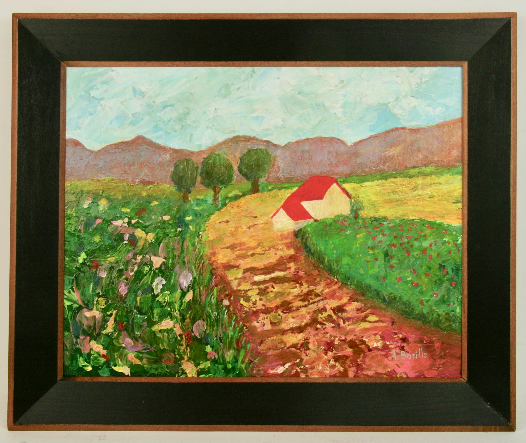 Provence  Country House Landscape  Painting 3