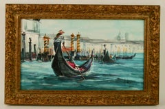 Canal Grande Venice Figurative Marine  Landscape