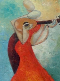 Surreal  Figural Painting by Niki Sands