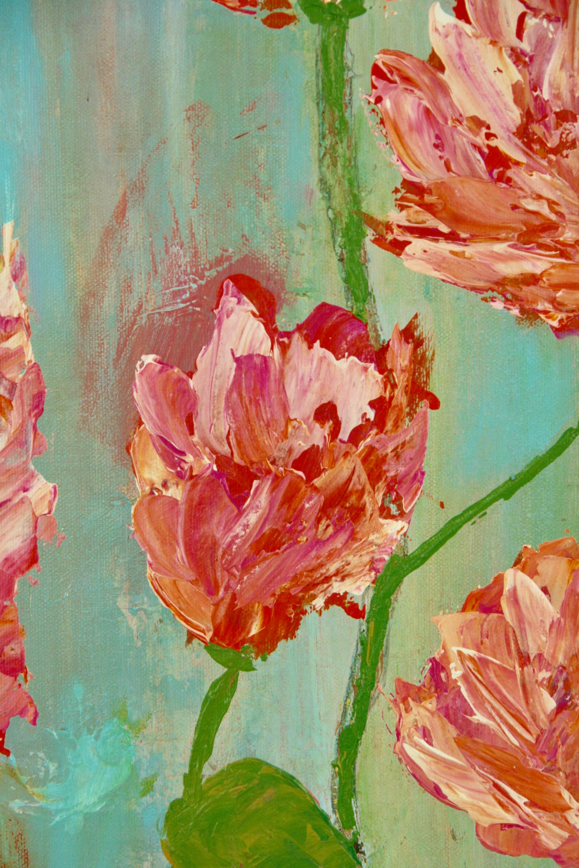 tropical flower painting easy