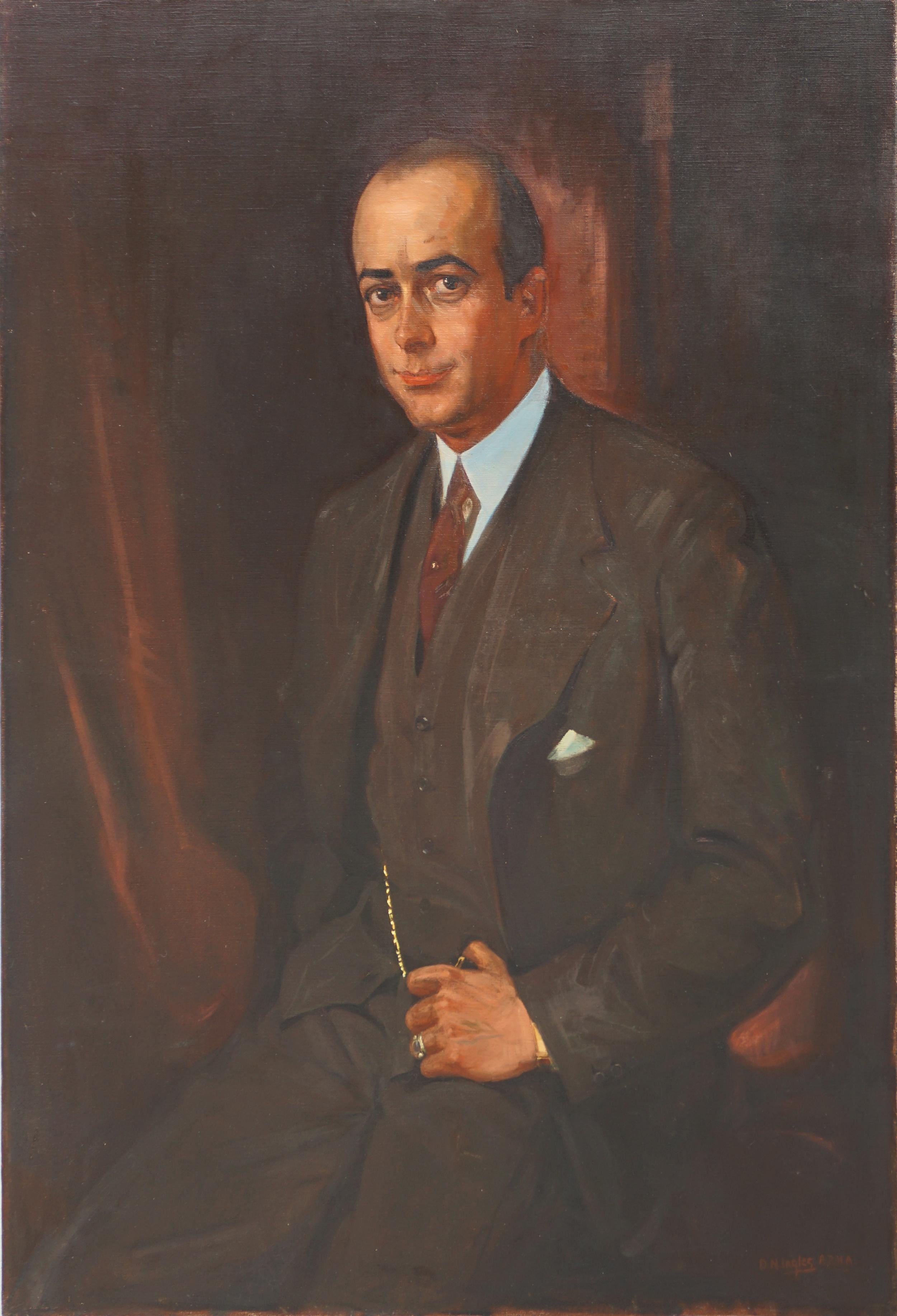 1920's Scottish Portrait of Gentleman David Ingles 