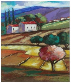 Fauvist Tuscan Landscape