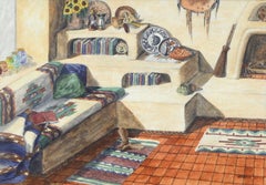 Southwest Living Room Interior Still-Life