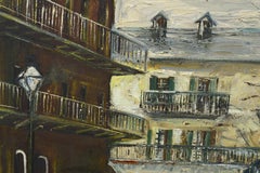French Quarter Street - Mid Century New Orleans Landscape
