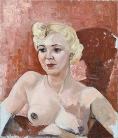 Portrait of a Nude Blonde Woman