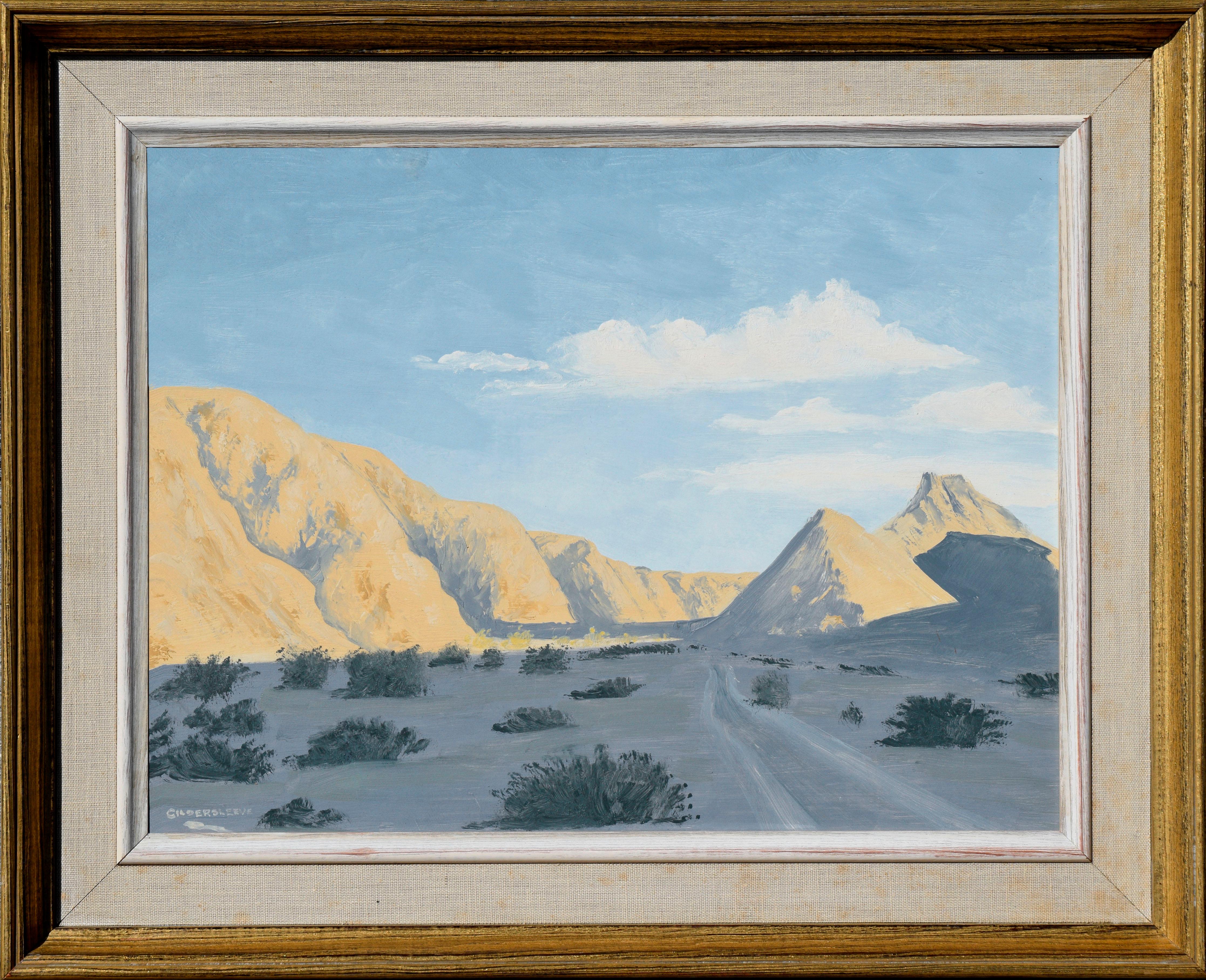 Beatrice Gerberding Gildersleeve Landscape Painting - Early 20th Century Road Through the Desert Landscape