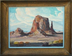 Vintage Sherman Rocks - Mid Century Utah Desert Rock Formation Landscape, 1940s