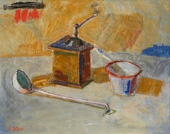 „Nature Morte“ Pariser Schule Stillleben mit Couchtischmühle