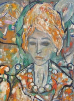 Waiting at the Bar - San Francisco Modernist Figurative