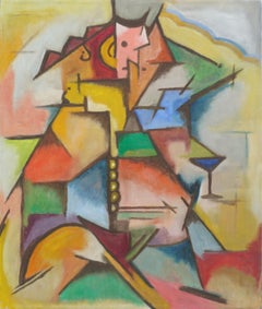 Cubist Abstract "Happy Hour"