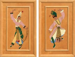 Chinese Ceremonial Dancers (Pair)