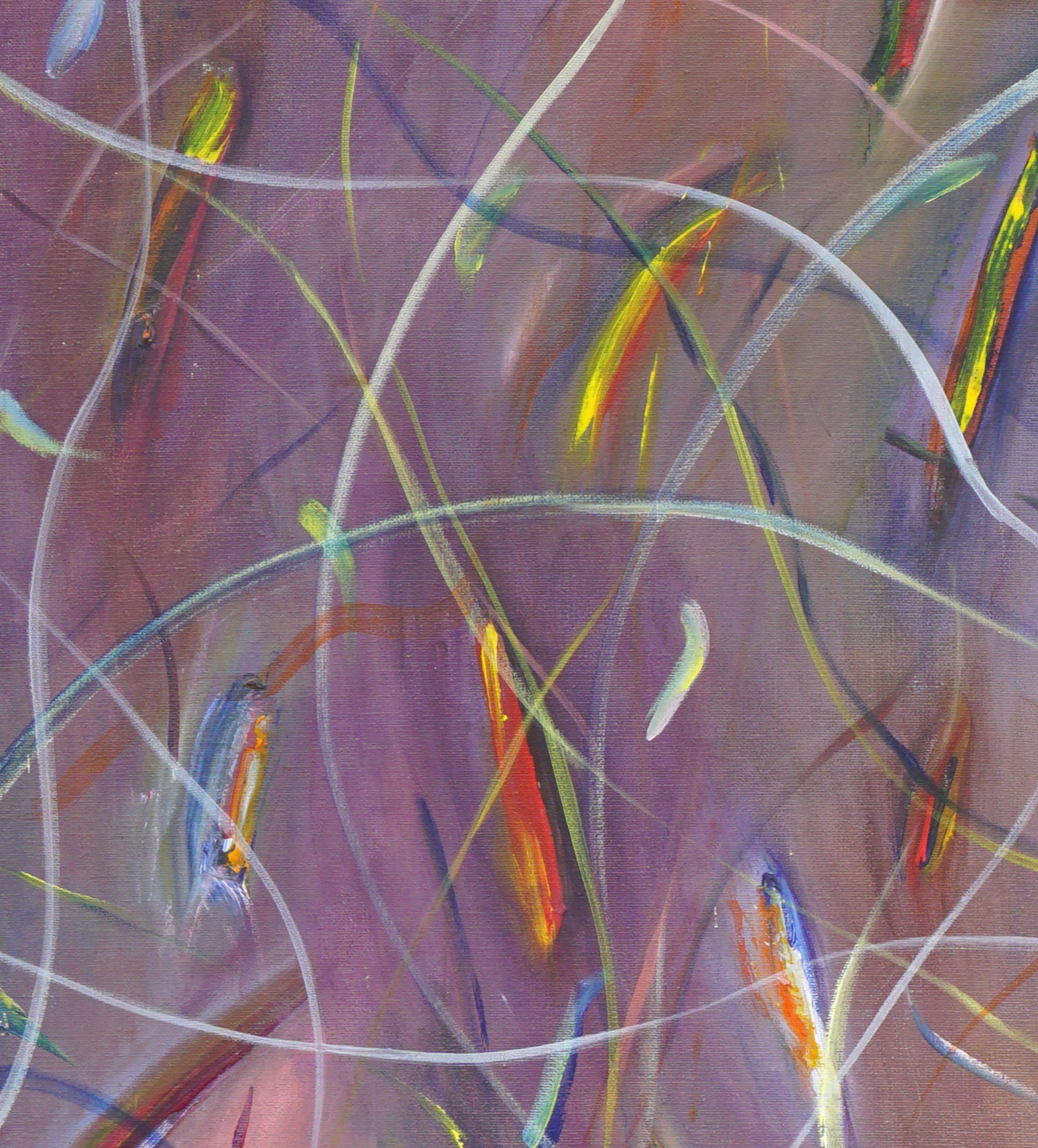 abstraite Koi - Expressionnisme abstrait Painting par Chaquille