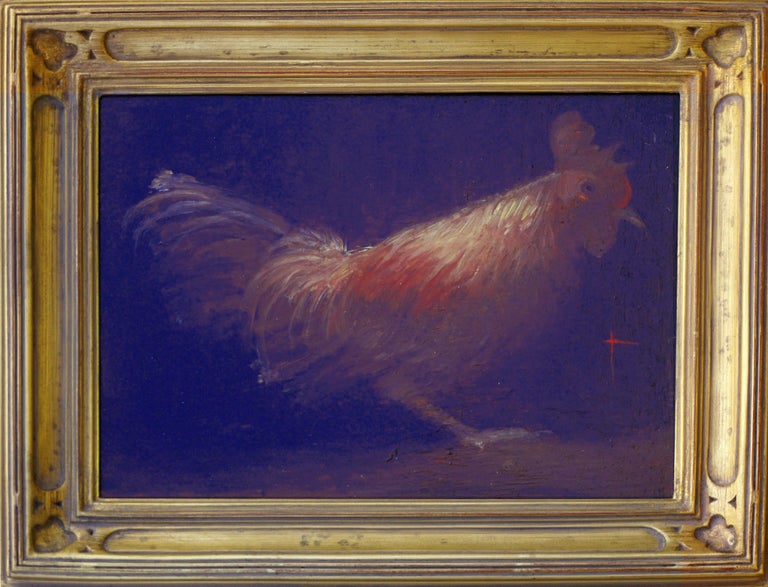 Charles Kolnik Figurative Painting - Portrait of a Rooster